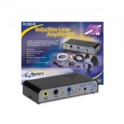 Signet DL50/K DL50 50M² tafelmodel ringleiding versterker met rondomgevoelige microfoon, aansluikabe