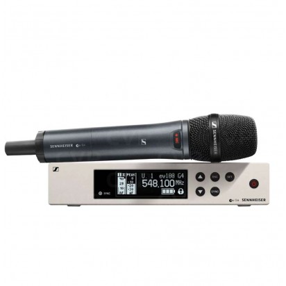 Sennheiser ew 100 G4-835-S-B Wireless vocal set. Includes (1) SKM 100 G4-S handheld microphone with