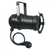 Showtec Par 30 Can Long Black.Incl E27 socket,cable with schuckoplug