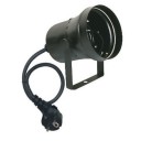 Showtec Pinspot Black Pinspot for Par 36 bulb (not included)