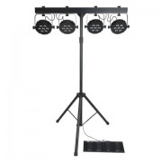 Showtec Compact power lightset Incl. bag, footswitch & stand