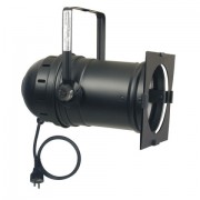 Showtec Par 64 can Long Black Termi nal,silicon cable&schucko plug
