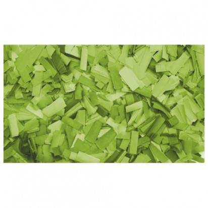 Showtec Light green Confetti 55x17mm slowfall 1kg Flameproof