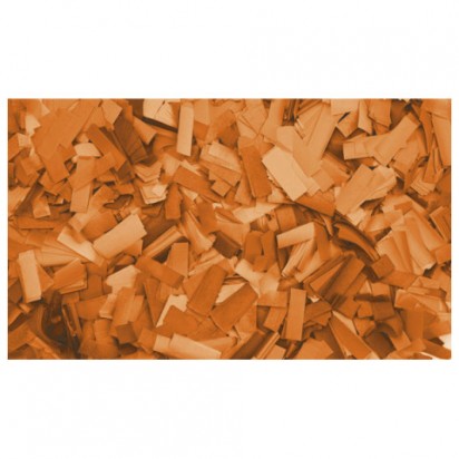 Showtec Orange Confetti 55x17mm slowfall 1kg Flameproof