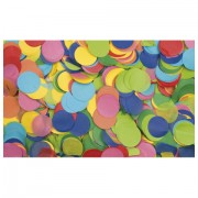 Showtec Multicolor Confetti Round 55mm slowfall 1kg Flameproof