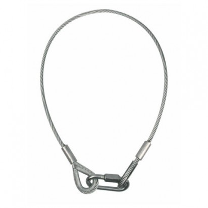 Showtec Safety Cable 8mm 1,00 BGV-C1 Chainlink
