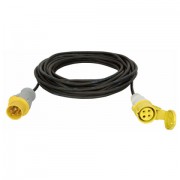 Showtec Motorcable 20mtr yellow CEE 4p