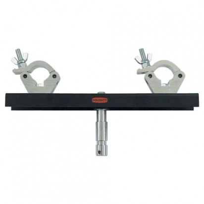 Showtec Standmount black for 50mm Tube Adjustable 200-400mm