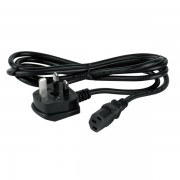 Showtec UK to IEC Cable 2mtr