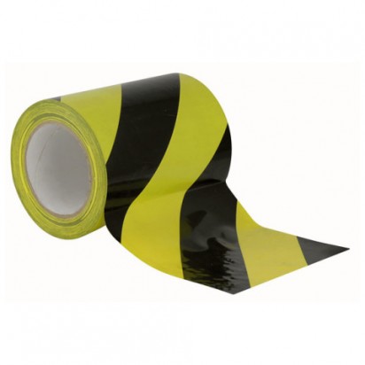 Showtec Floortape Bl/Ye 150mm/33mtr