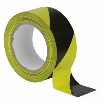 Showtec Floortape Black/Ye 50mm/33mtr