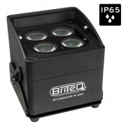 Briteq BT-AKKULITE IP MINI Outdoor LED projector with 4x5in1 RGBWA + IR Rem.